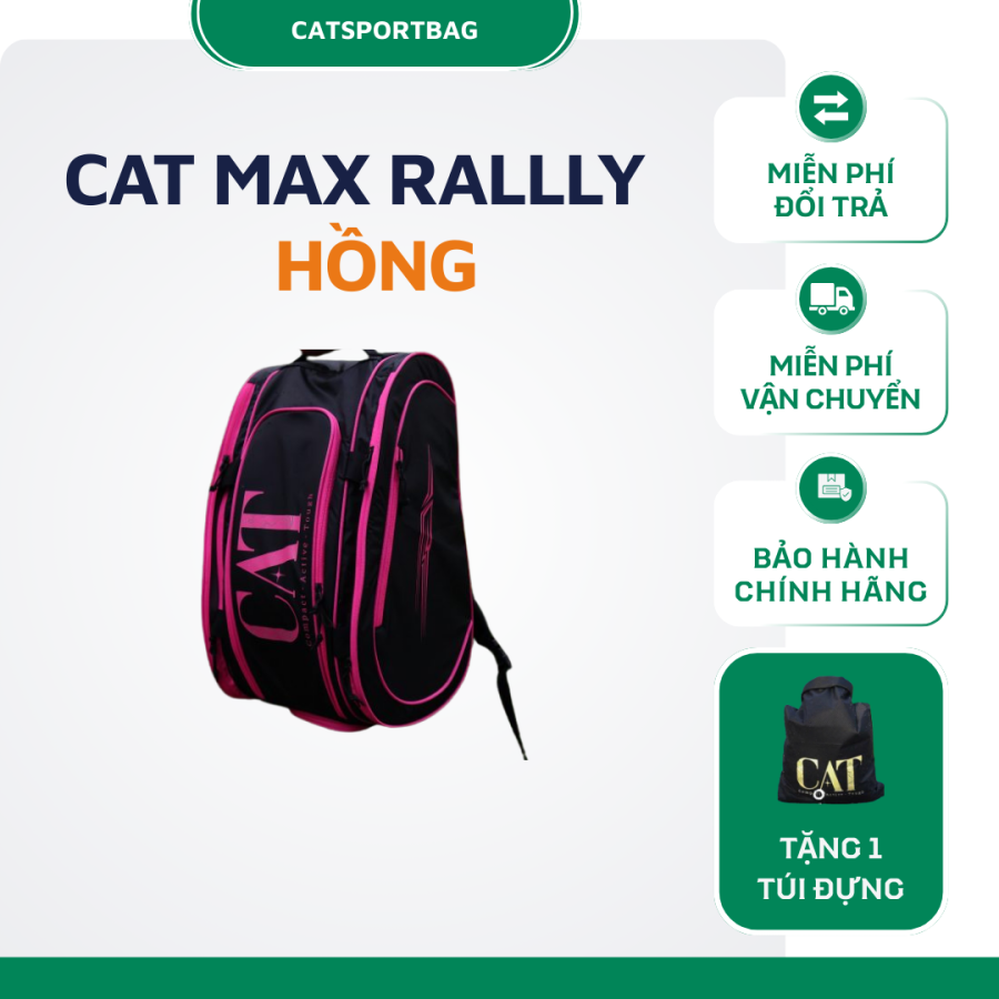 CAT Max Rally Hồng Đậm - Nữ